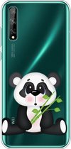 Voor Huawei Enjoy 10s Lucency Painted TPU beschermhoes (Panda)