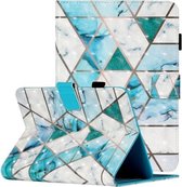 Voor 7 inch universele tablet-pc 3D-patroon horizontale flip lederen tas met kaartsleuven en houder (marmeren stiksels)