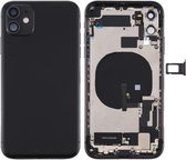 Batterij-achterklep (met zijknoppen en aan / uit-knop + volumeknop Flex-kabel en draadloze oplaadmodule & motor & oplaadpoort & luidspreker & kaarthouder & cameralensdeksel) voor iPhone 11 (z