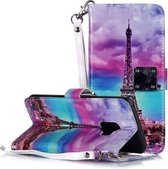 Magisch 3D Helder Gekleurd Tekening Patroon Horizontale Flip PU Leren Case met Houder & Kaartsleuven & Portemonnee & Fotolijst voor Galaxy S9 (Iron Tower)