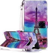 Magisch 3D Helder Gekleurd Tekening Patroon Horizontale Flip PU Leren Case met Houder & Kaartsleuven & Portemonnee & Fotolijst voor Galaxy S10e (Iron Tower)