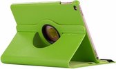Litchi Texture horizontale flip 360 graden rotatie lederen tas voor iPad Mini 2019, met houder en slaap- / wekfunctie (groen)