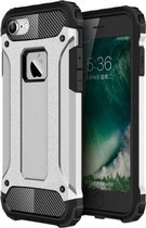 Voor iPhone 8 & 7 Tough Armor TPU + pc-combinatiehoes (zilver)