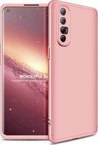 Mobigear TriGuard Telefoonhoesje geschikt voor OPPO Reno 3 Pro Hardcase Backcover Hoesje - Roségoud