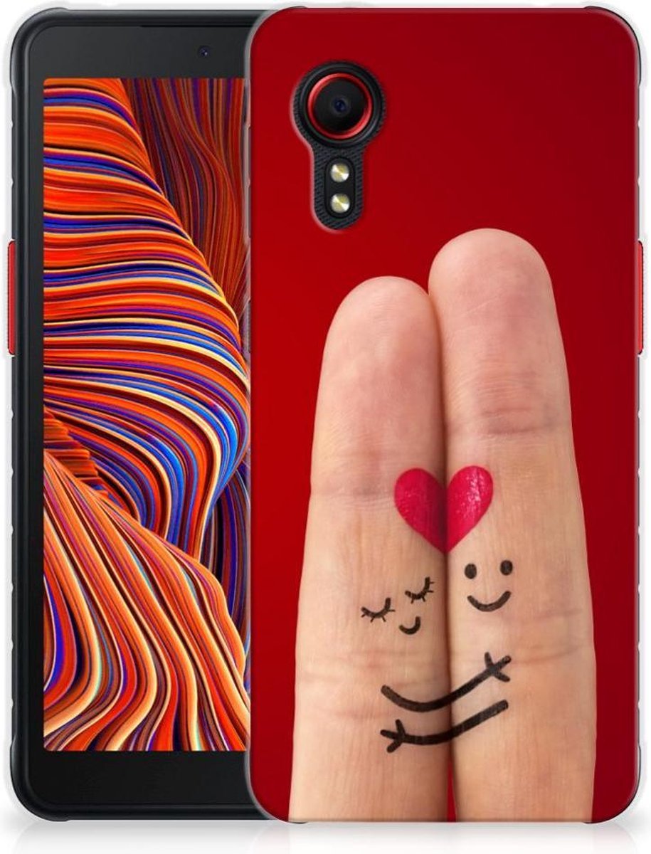 Samsung Galaxy Xcover 5 Silicone Back Cover Liefde - Origineel Romantisch Cadeau
