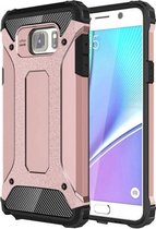 Voor Galaxy Note 5 / N920 Tough Armor TPU + pc-combinatiebehuizing (roségoud)