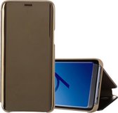 Voor Galaxy S9 Galvaniserende Spiegel Horizontale Flip Leren Case met Houder (Goud)