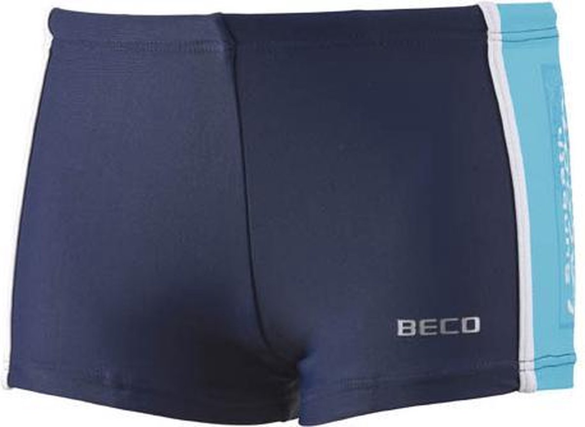 BECO Zwemboxer - Jongens - Polyamide - Donkerblauw/turquoise - Maat 116
