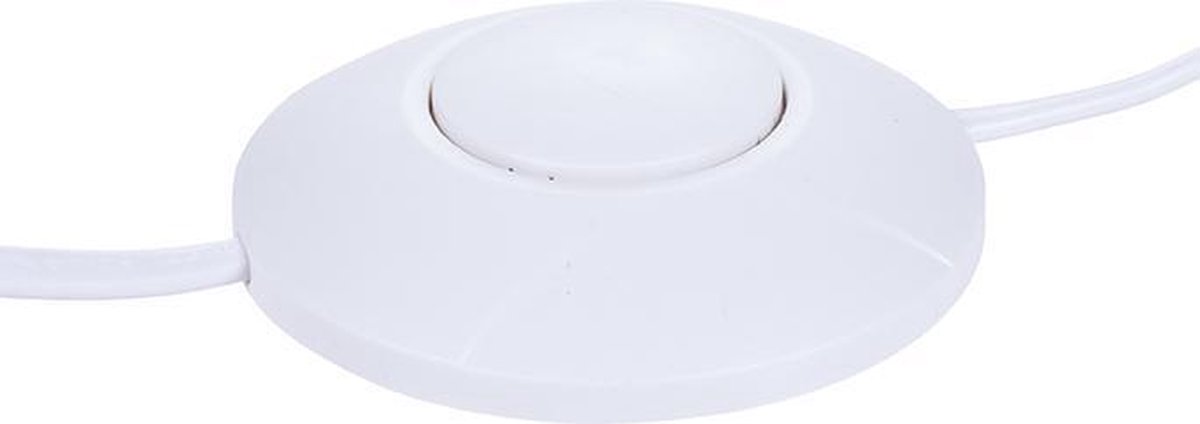 230V universele vloerdimmer 1-100W wit incl snoer voor dimbare led, halogeen en gloeilampen | Tradim 64301