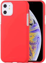 GOOSPERY SOFE FEELING TPU schokbestendig en krasvast hoesje voor iPhone 11 (rood)