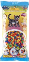 Hama 205-51 Bag 6000 Beads Neon Mix 51