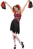 " Zombie Cheerleader kostuum voor dames Halloween outfit - Verkleedkleding - Medium"