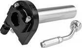 Snelgas hendel zwart aluminium