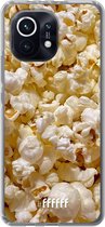 6F hoesje - geschikt voor Xiaomi Mi 11 -  Transparant TPU Case - Popcorn #ffffff