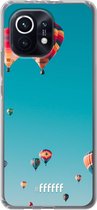 6F hoesje - geschikt voor Xiaomi Mi 11 -  Transparant TPU Case - Air Balloons #ffffff