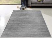 Effen Vloerkleed Felix - Gemeleerd - Donkergrijs - 200x290 cm