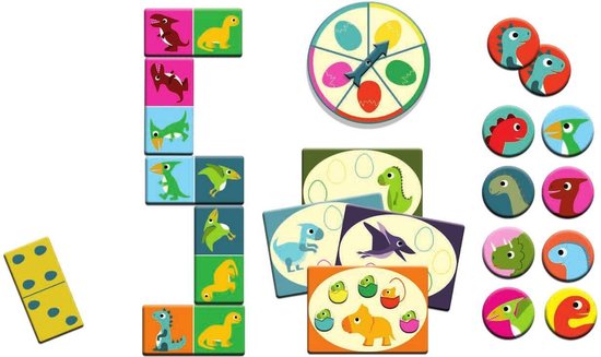 Afbeelding van het spel Djeco Memory Lotto Dinosaurussen