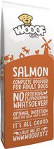 WOOOF Zalm - Geperst hondenvoer - Hypoallergeen hondenvoer - Geperste hondenbrokken - Droogvoer - 18KG