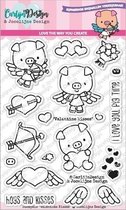 Clear Stamps Valentine Kisses (CDJD-0001)