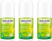 3x Weleda Roll-On Deodorant Citrus 24h 50 ml