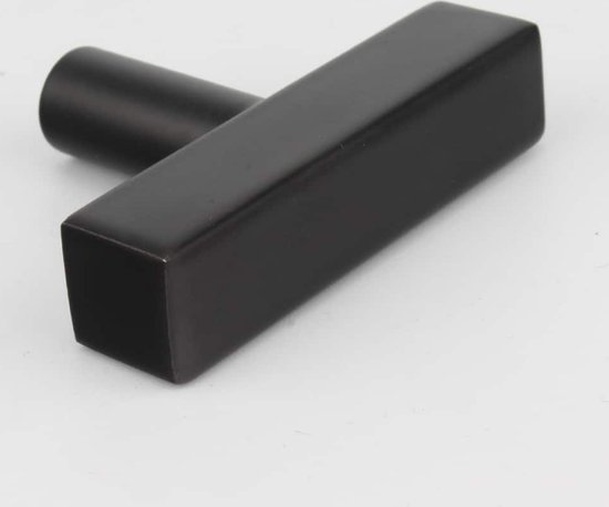 Deurknop Elwin - zwart - metaal - geschikt voor binnen - industrieel