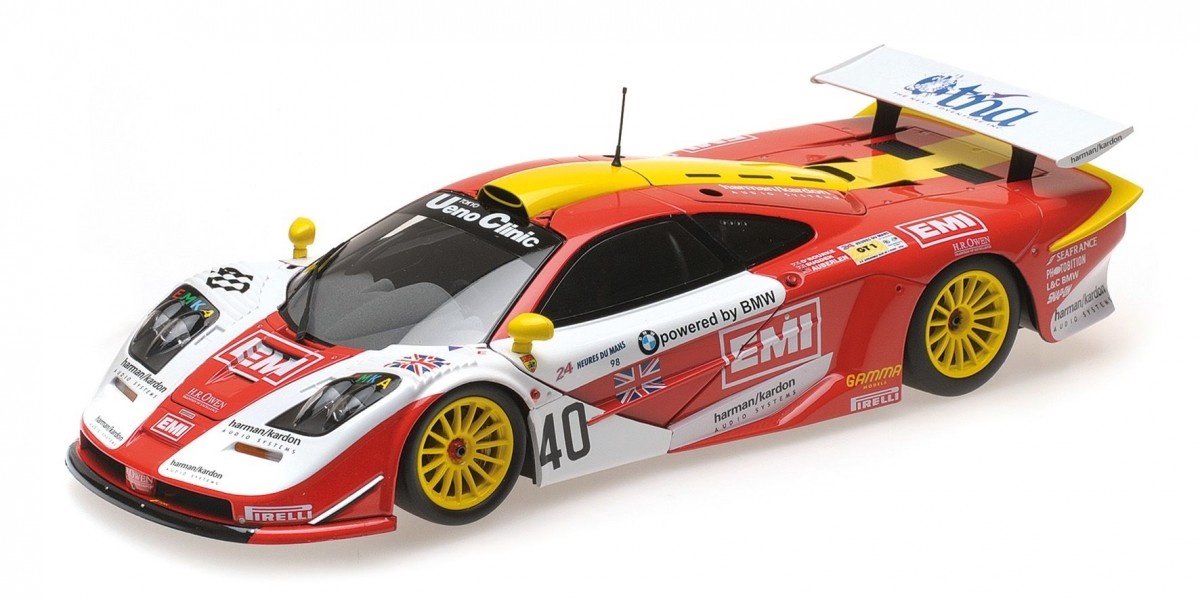 McLaren F1 GTR Gulf Team Davidoff #40 24h Le Mans 1998 - 1:18 - Minichamps