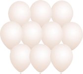 100x stuks Transparante party ballonnen - 27 cm - ballon transparant voor helium of lucht