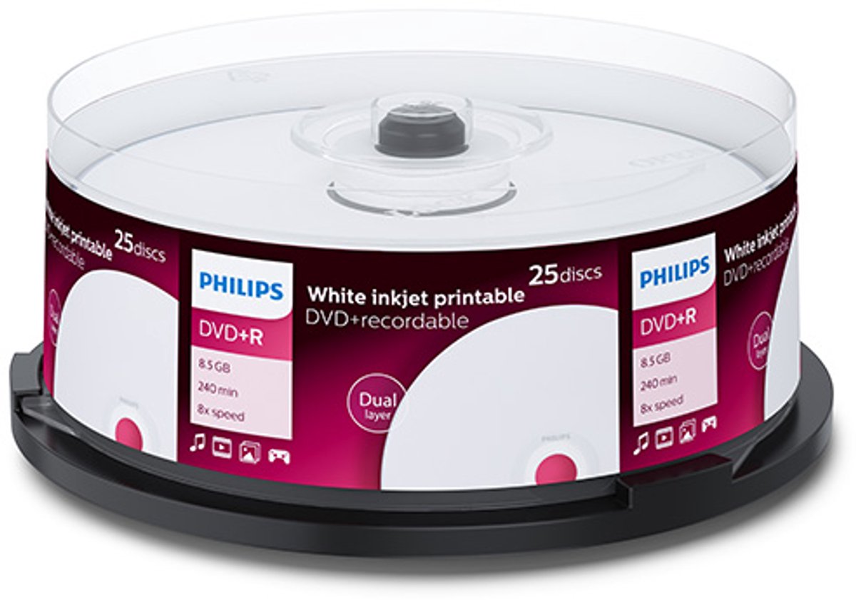 50x Philips 8.5 GB DVD+R