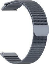 Strap-it® Samsung Galaxy Watch 45mm / 46mm nylon gesp band - groen + glazen screen protector