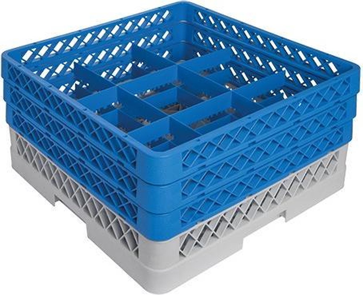 Bekerglaskorf CR-09 M/Opzet (2X CR-09 + 1X CR-0) - CaterRacks CR0913