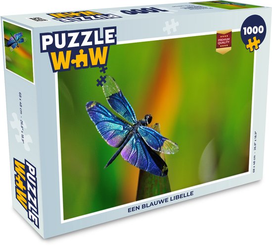 Wasserette Aannames, aannames. Raad eens Feest Puzzel Een blauwe libelle - Legpuzzel - Puzzel 1000 stukjes volwassenen |  bol.com