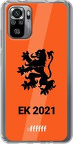 6F hoesje - geschikt voor Xiaomi Redmi Note 10S -  Transparant TPU Case - Nederlands Elftal - EK 2021 #ffffff