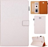 Haar zijdeachtige textuur effen kleur horizontale flip lederen tas met houder & kaartsleuven & fotolijst & antislipstrip voor Samsung Galaxy Tab A 10.1 / T580 (goud)