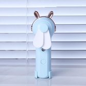 Handheld hydraterend apparaat Oplaadbare ventilator Mini USB-oplaadspray Bevochtiging Kleine ventilator (M9 Blue Rabbit)