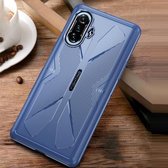 Voor Geschikt voor Xiaomi Redmi K40 TPU Cooling Gaming Phone All-inclusive schokbestendig hoesje (marineblauw)