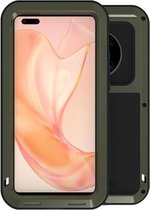 Voor Huawei Mate 40 Pro + LOVE MEI metalen schokbestendige waterdichte stofdichte beschermhoes zonder glas (groen)