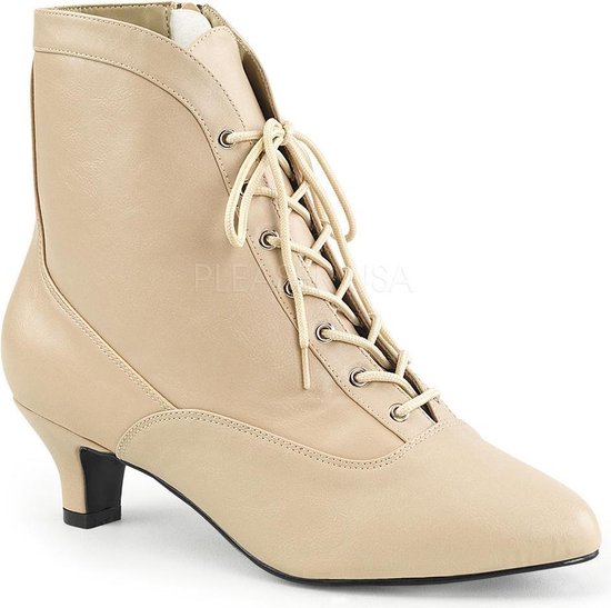 Pleaser Pink Label Bottines -44 Chaussures- FAB-1005 US 13 Creme