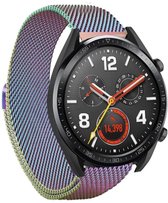 Milanees Smartwatch bandje - Geschikt voor  Huawei Watch GT Milanese band - regenboog - 42mm - Horlogeband / Polsband / Armband