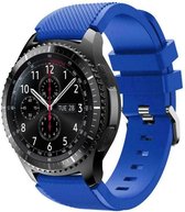 Siliconen bandje geschikt voor Samsung Galaxy Watch - 46mm - blauw