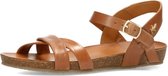 Mexx Graft Sandalen Plat - cognac - Maat 38