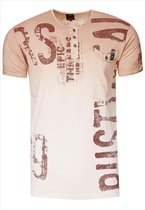 T-shirt - heren - Rusty Neal - Beige - 15272