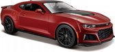 Maisto CHEVROLET CAMARO ZL1 2017 rood/zwart modelauto schaalmodel 1:24