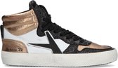 Archivio,22 Deville Mid Hoge sneakers - Leren Sneaker - Dames - Goud - Maat 37