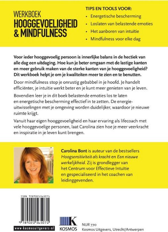 Werkboek Hooggevoeligheid & Mindfulness
