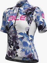 Ale Dames Fietsshirt Korte Mouwen Solid Bouquet - Wit - XXXL - Valt klein