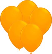 16x stuks Neon fel oranje latex ballonnen 25 cm - Feestversiering/feestartikelen