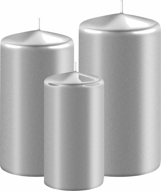 Kandelaar set van 3 aluminium goud ZIMBABWE