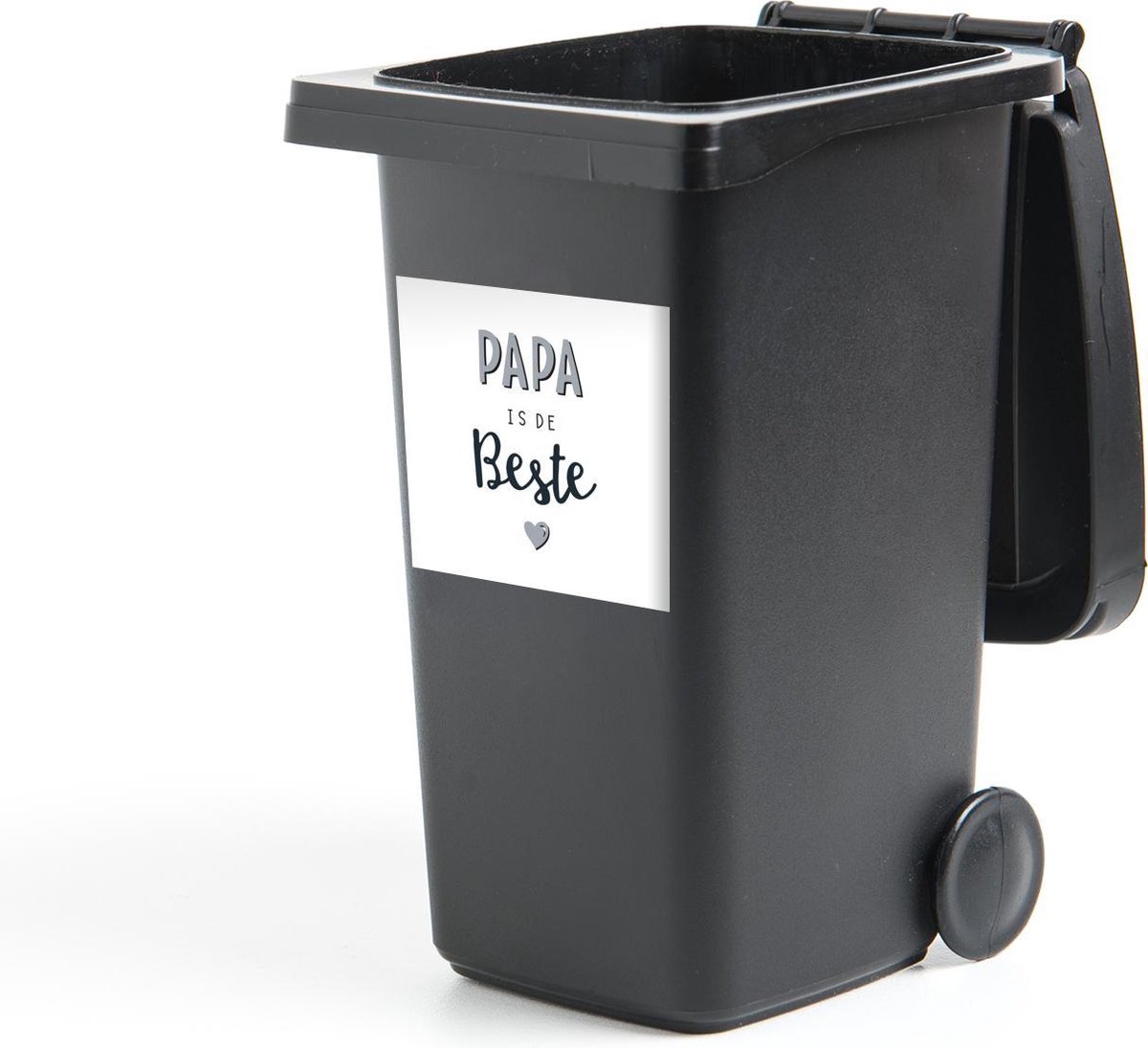 Container sticker Quotes - Vaderdag - Papa is de beste - Spreuken - 40x40 cm - Kliko sticker