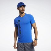 Reebok Workout Ready Activchill Shirt Blauw