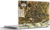 Laptop sticker - 12.3 inch - Kaart - Nijmegen - Historisch - 30x22cm - Laptopstickers - Laptop skin - Cover